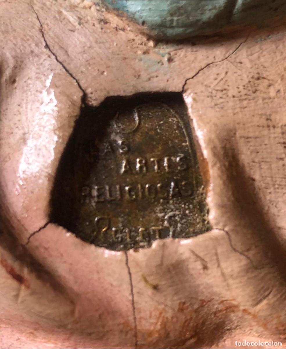 Antig&uuml;edades: Virgen Inmaculada Concepci&oacute;n con sello de Olot - Foto 2