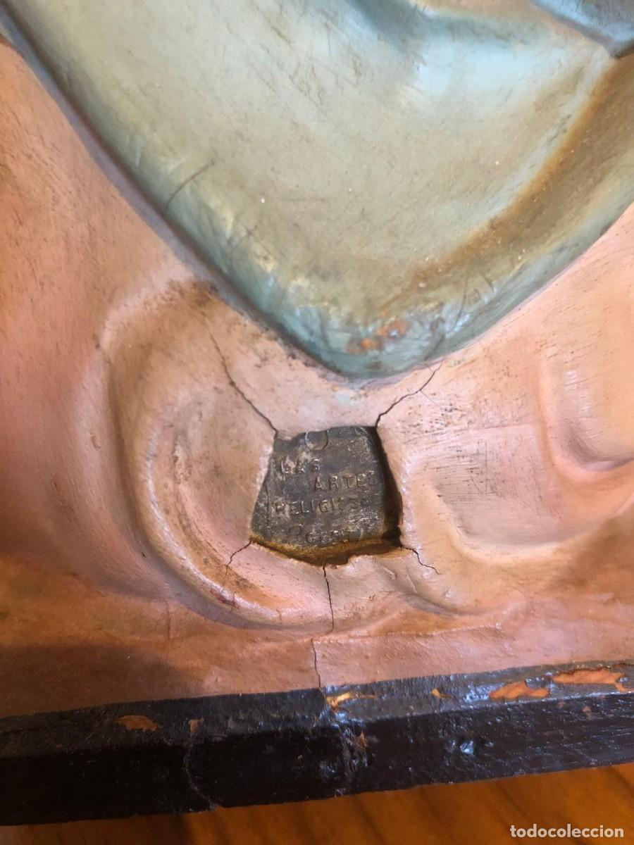 Antig&uuml;edades: Virgen Inmaculada Concepci&oacute;n con sello de Olot - Foto 6