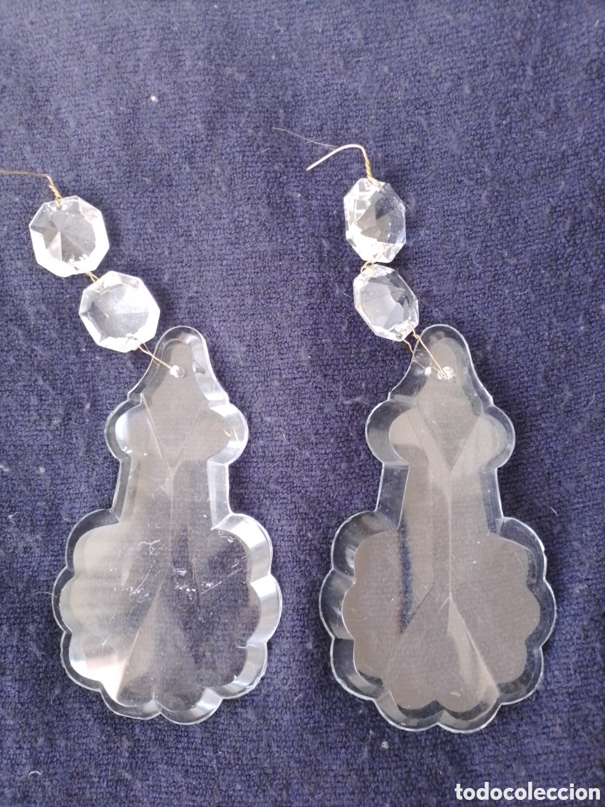 Antig&uuml;edades: Gran l&aacute;grimas cristal . - Foto 2