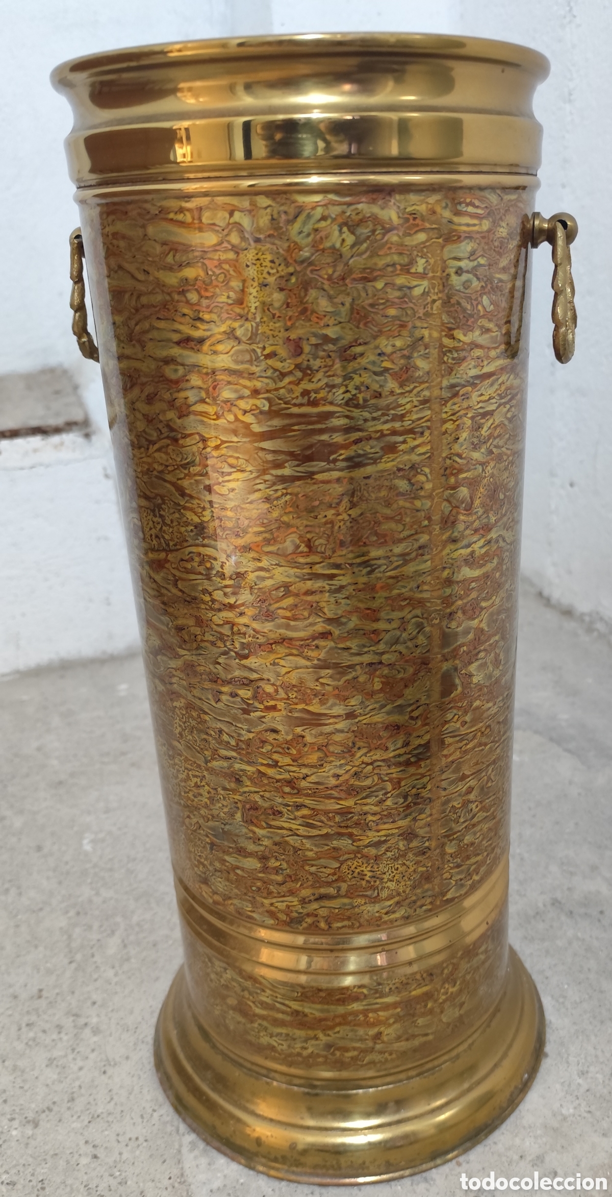 Antig&uuml;edades: Parag&uuml;ero Vintage Lat&oacute;n Dorado