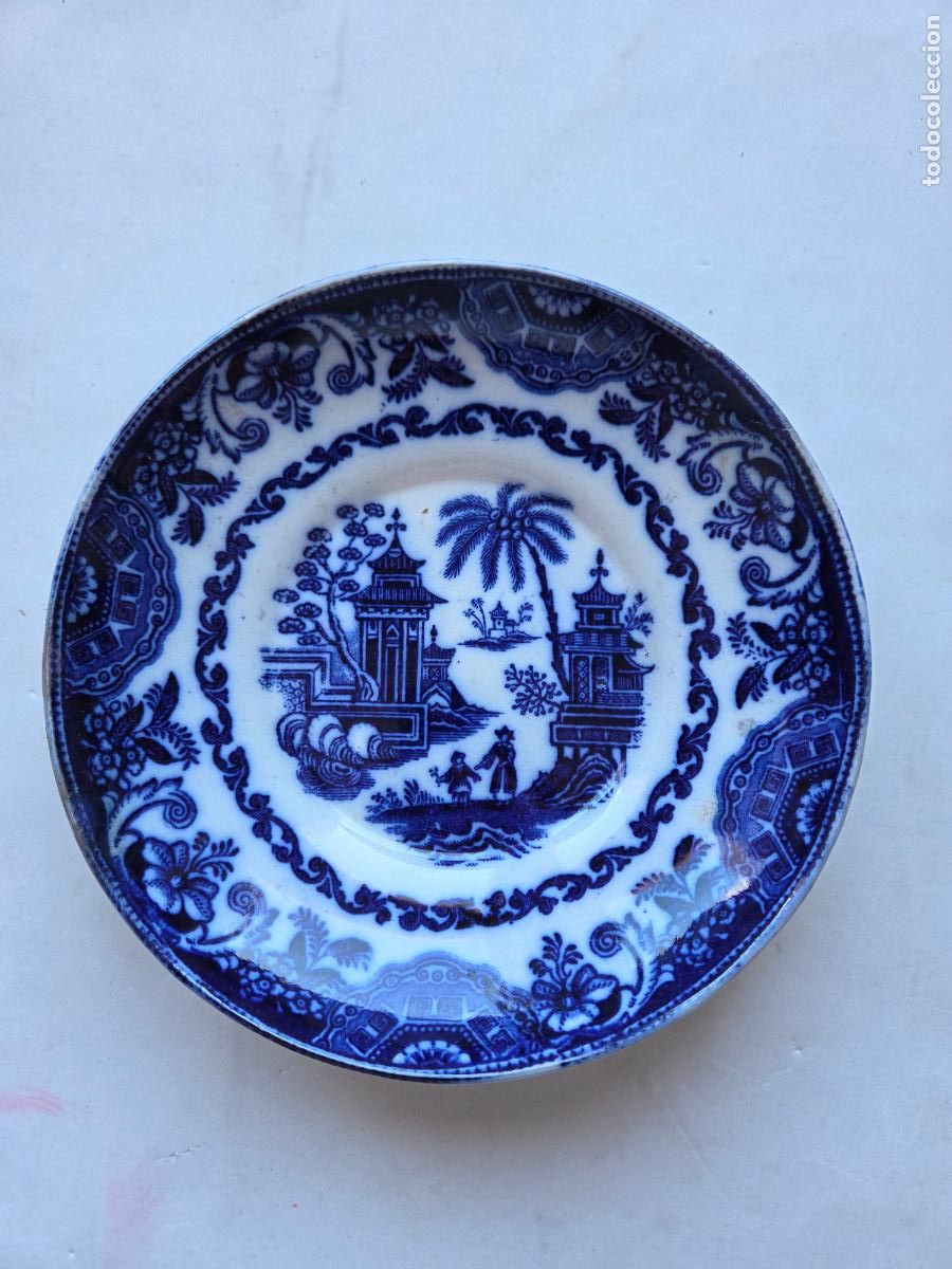 Antig&uuml;edades: SARGADELOS 3&ordf; EPOCA CHINSECO CHINA OPACA 2 SELLOS