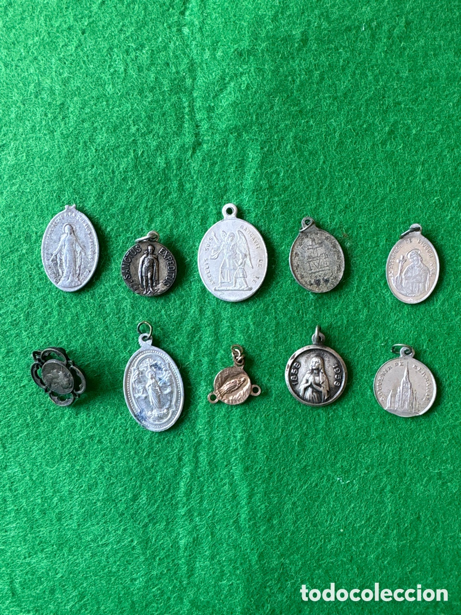 Antig&uuml;edades: Lote 5, medallas religiosas a catalogar (A1)