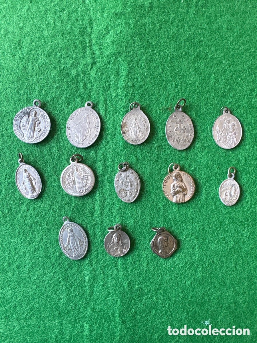 Antig&uuml;edades: Lote 6, medallas religiosas a catalogar (A1)