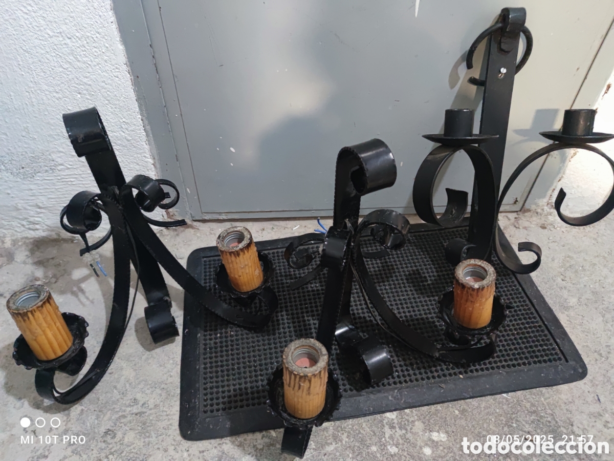 Antig&uuml;edades: Lamparas de Forja Antiguas - Foto 3