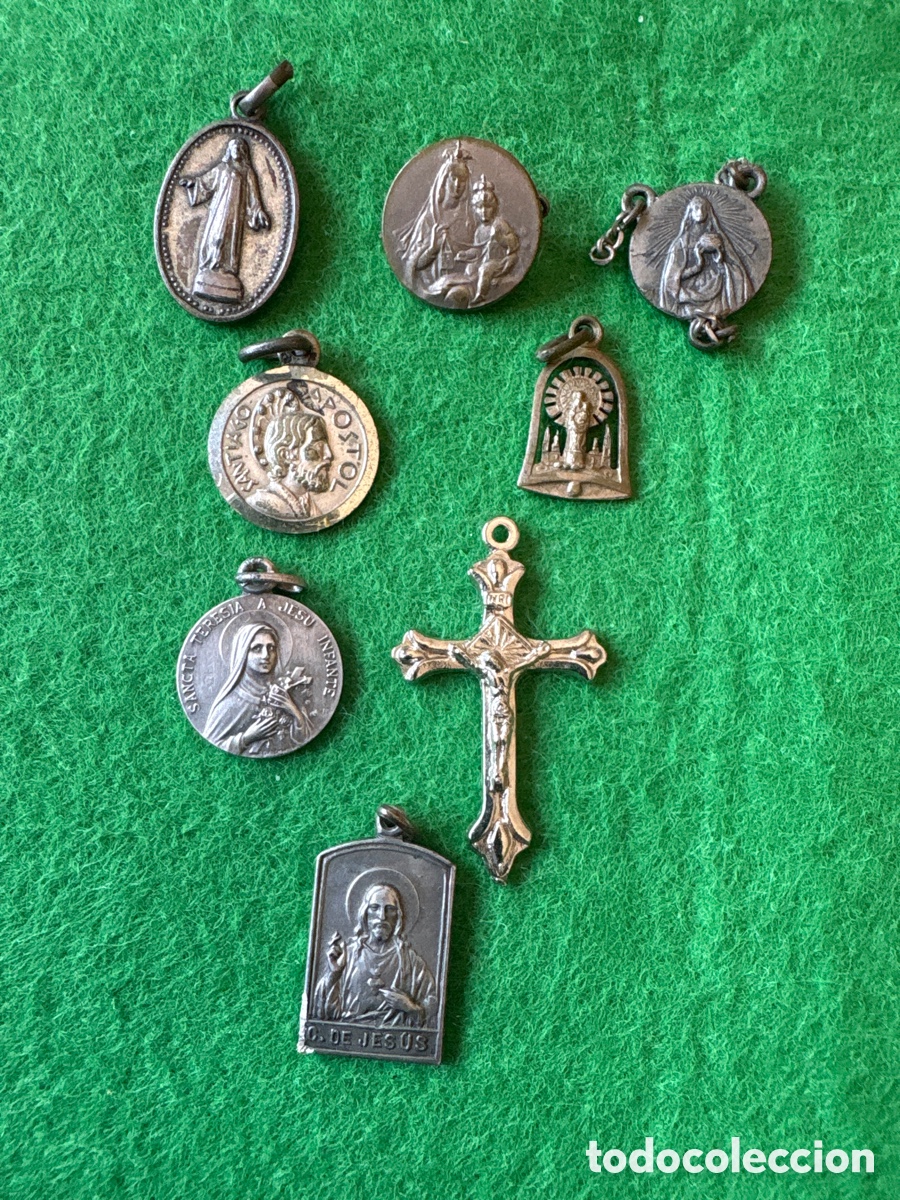 Antiquit&auml;ten: Lote 8, Lote de medallas, la de abajo de plata (A1)
