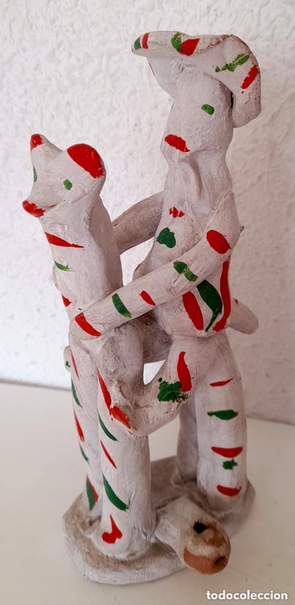 Antiquit&eacute;s: Siruell Baleares Mallorca silbato figura hombre a caballo cer&aacute;mica popular 20 cm