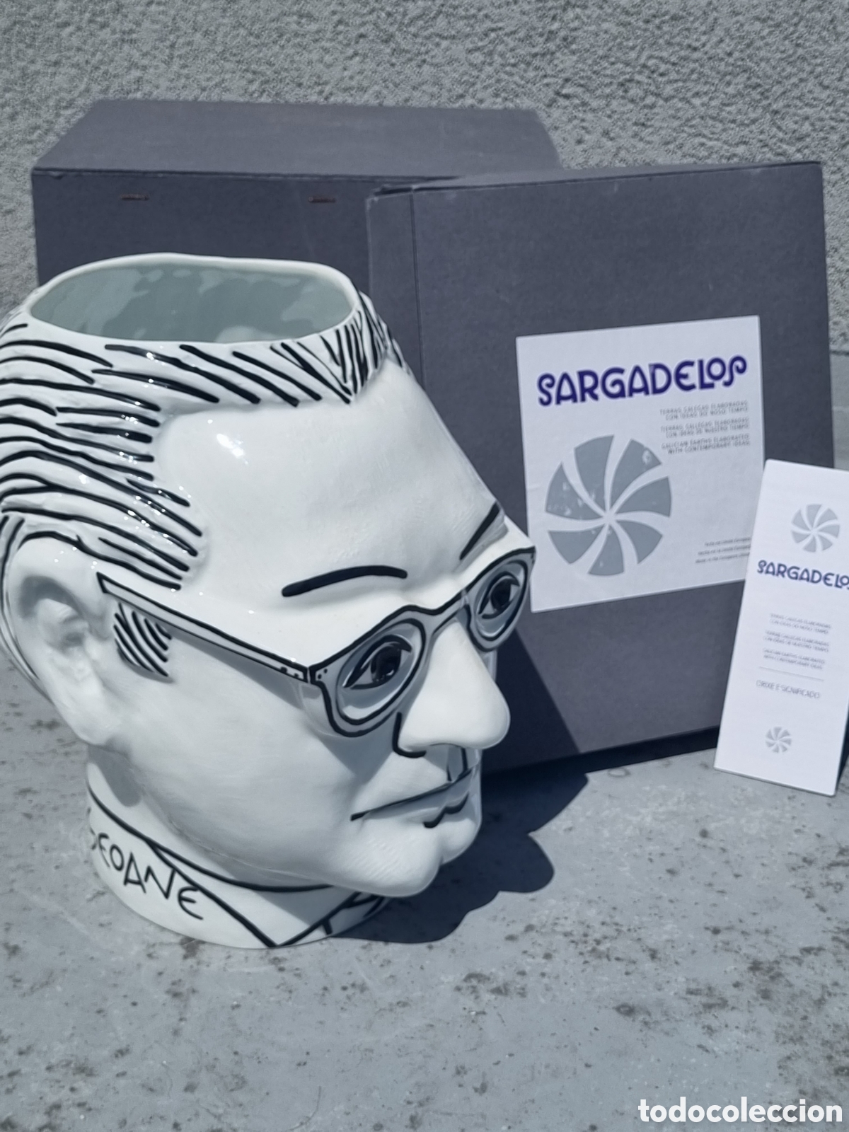 Oggetti Antichi: Cabeza sargadelos Luis Seoane homenaje centenario serie limitada 51/100