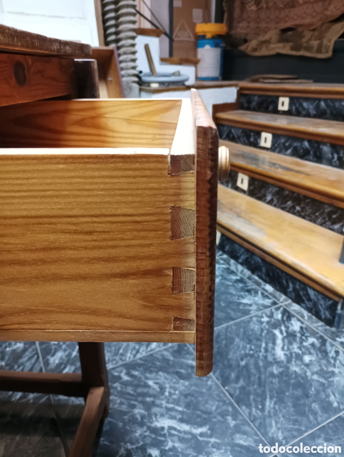 Antig&uuml;edades: MESA DE ALAS ANTIGUA - Foto 6