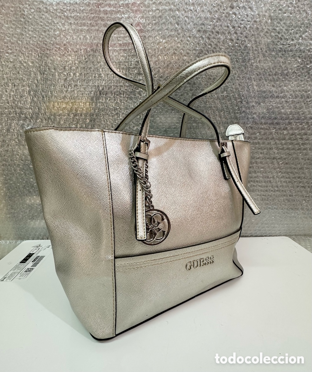 Antiques: Bolso GUESS Gris Original