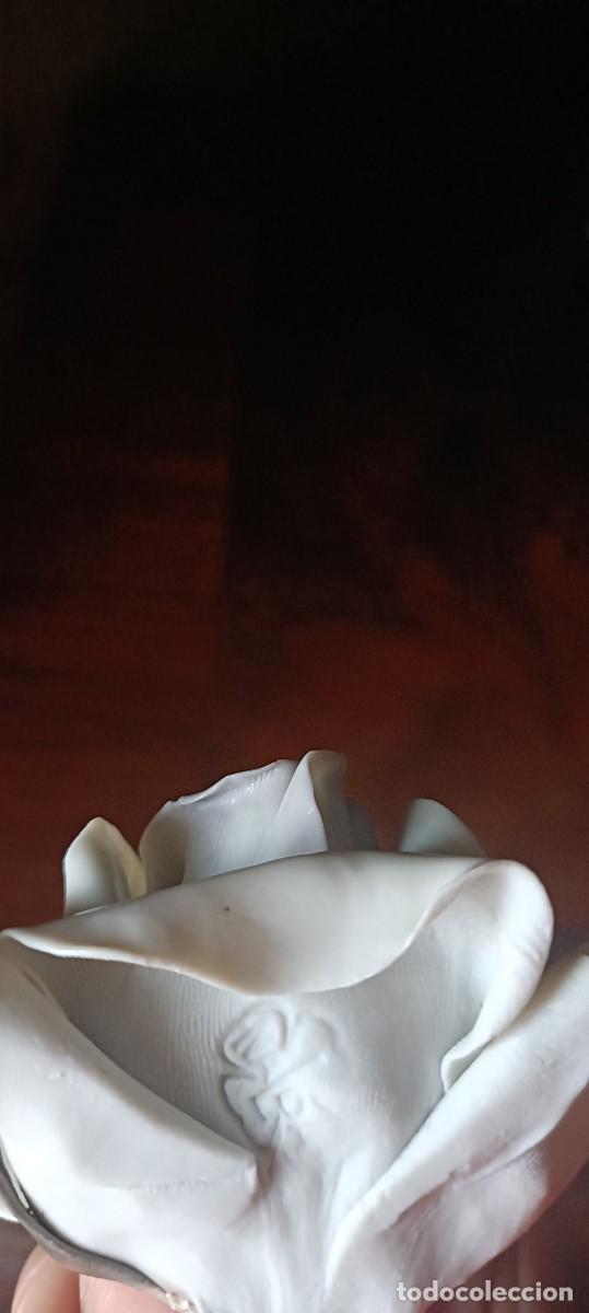 Antig&uuml;edades: Rosa porcelana marca Nalda - Foto 4