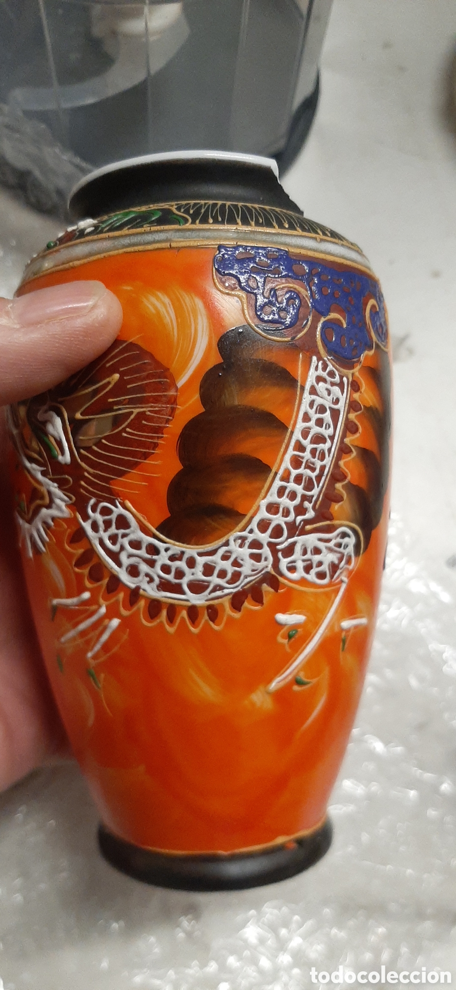 Antiguidades: satsuma? porcelana drag&oacute;n