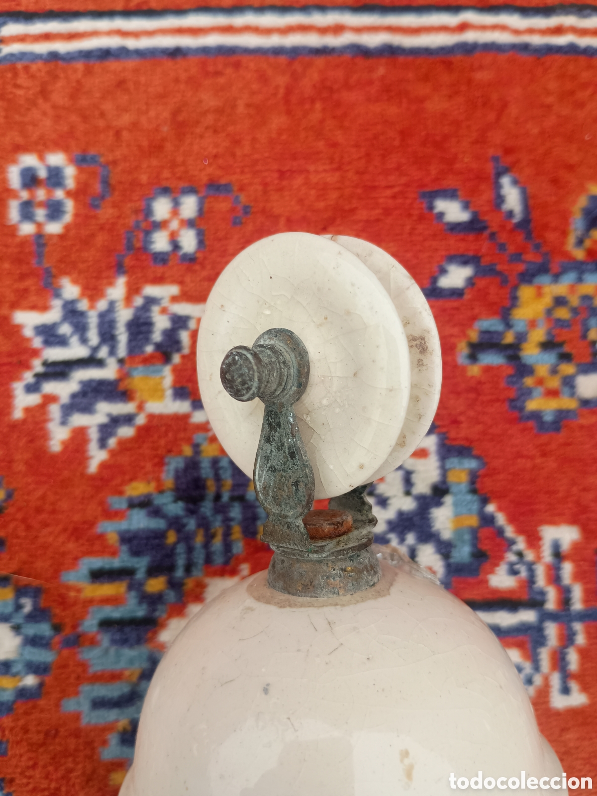 Antig&uuml;edades: Peso l&aacute;mpara de colgar - Foto 2