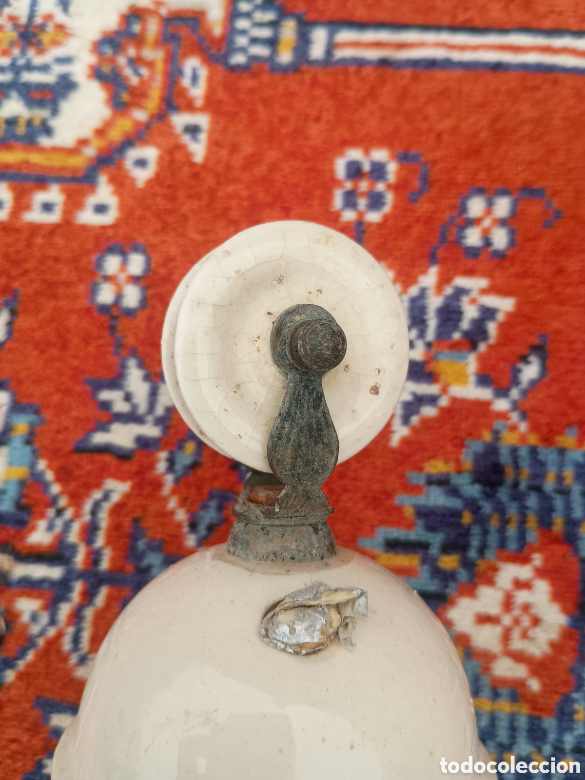 Antig&uuml;edades: Peso l&aacute;mpara de colgar - Foto 6