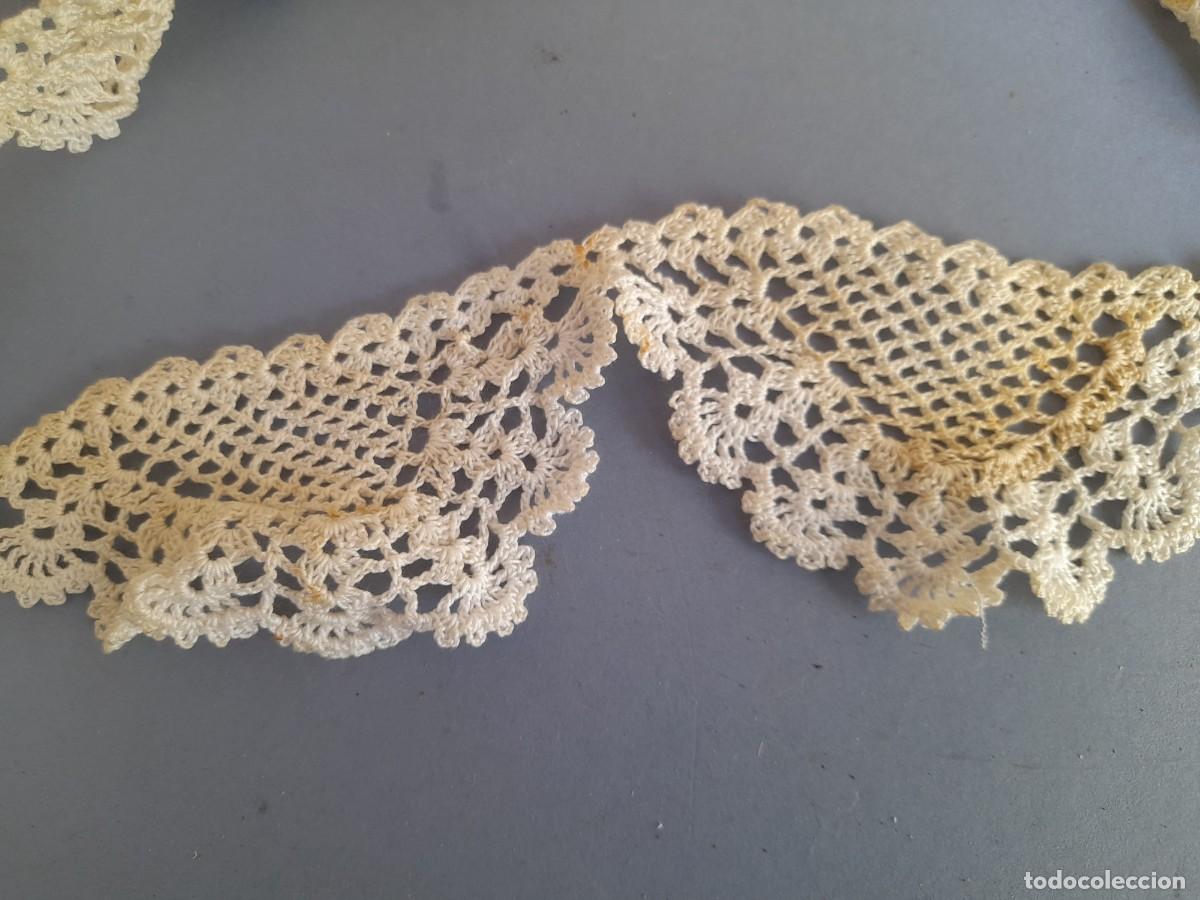 Antig&uuml;edades: pasamaneria: galon de encaje, 6cm aprox de ancho, 260cm aprox de largo