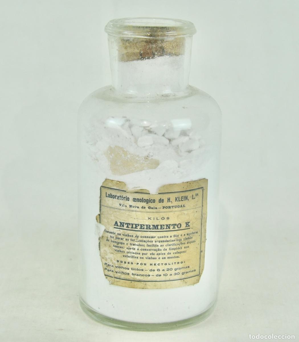 Antig&uuml;edades: Bote farmacia Antifermento K