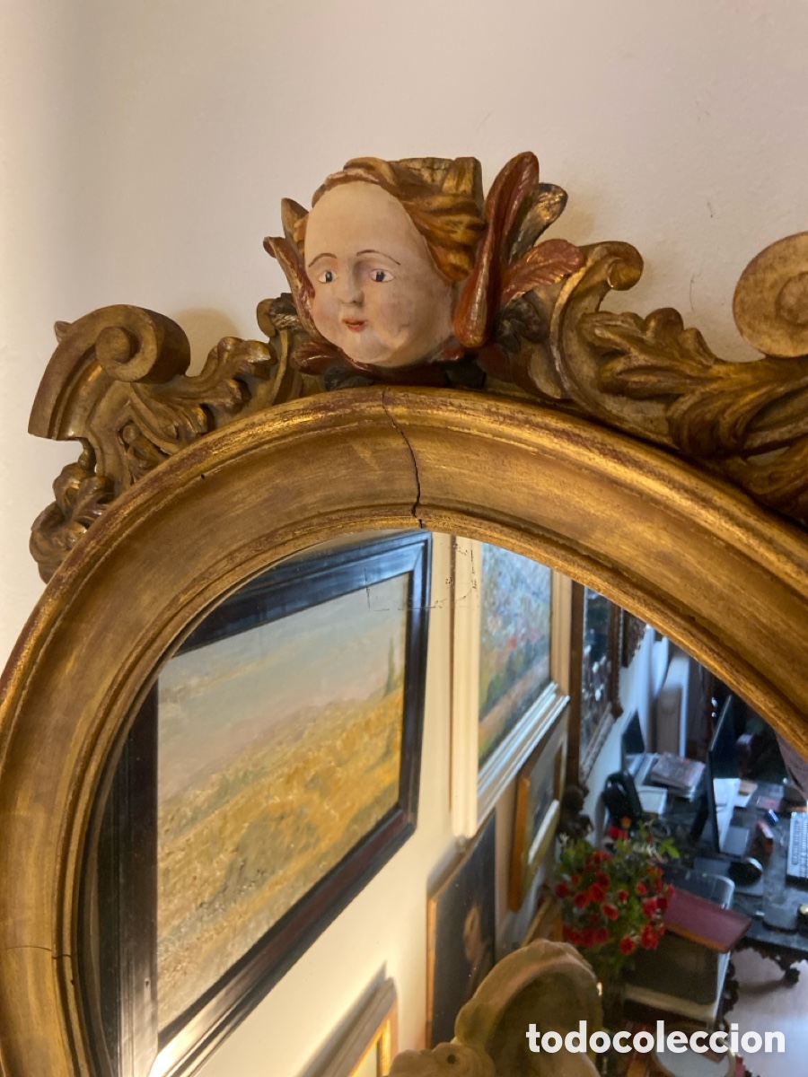 Antig&uuml;edades: Espejo estilo barroco - Foto 2