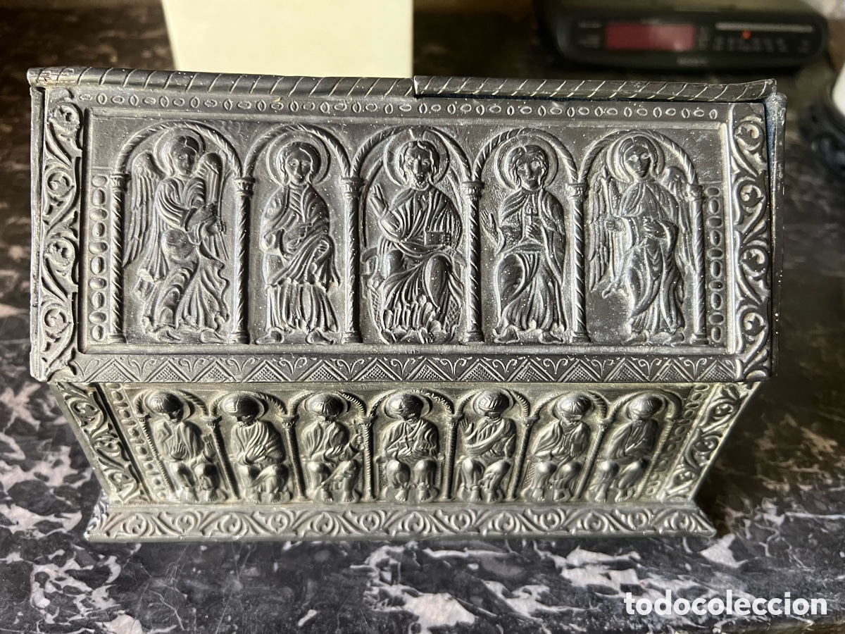 Antig&uuml;edades: Preciosa caja o arqueta o relicario religiosa arte sacro