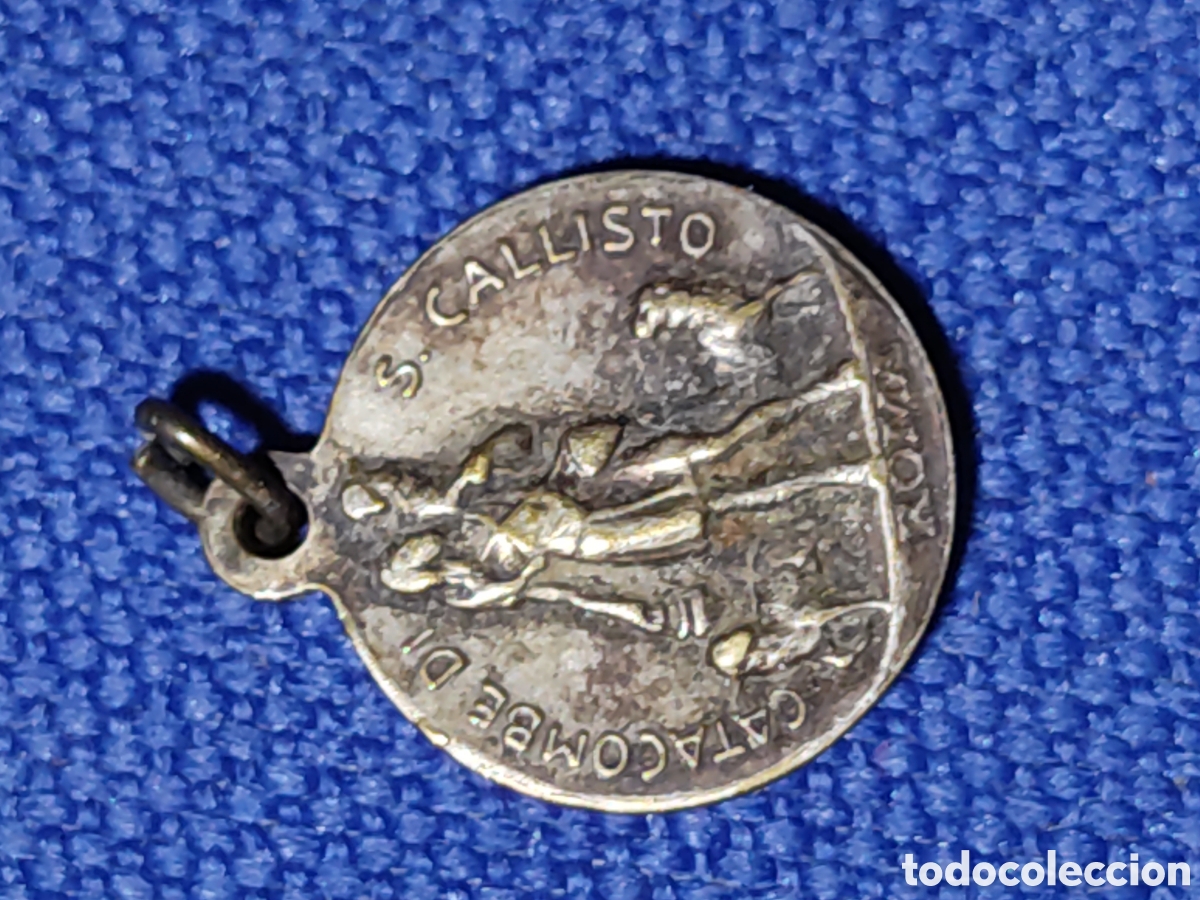 Antig&uuml;edades: Peque&ntilde;a medalla catacumbas de Callisto
