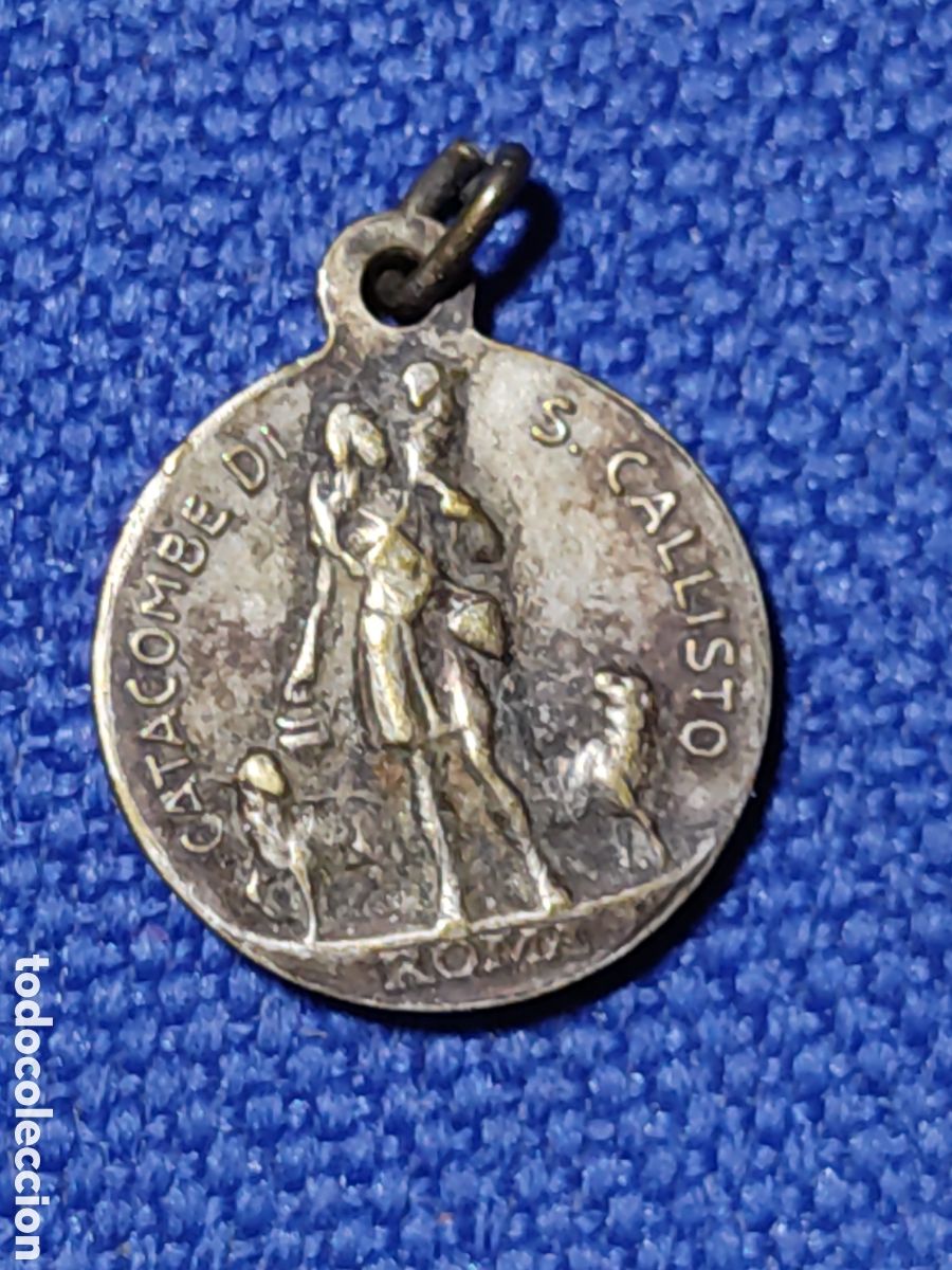 Antig&uuml;edades: Peque&ntilde;a medalla catacumbas de Callisto