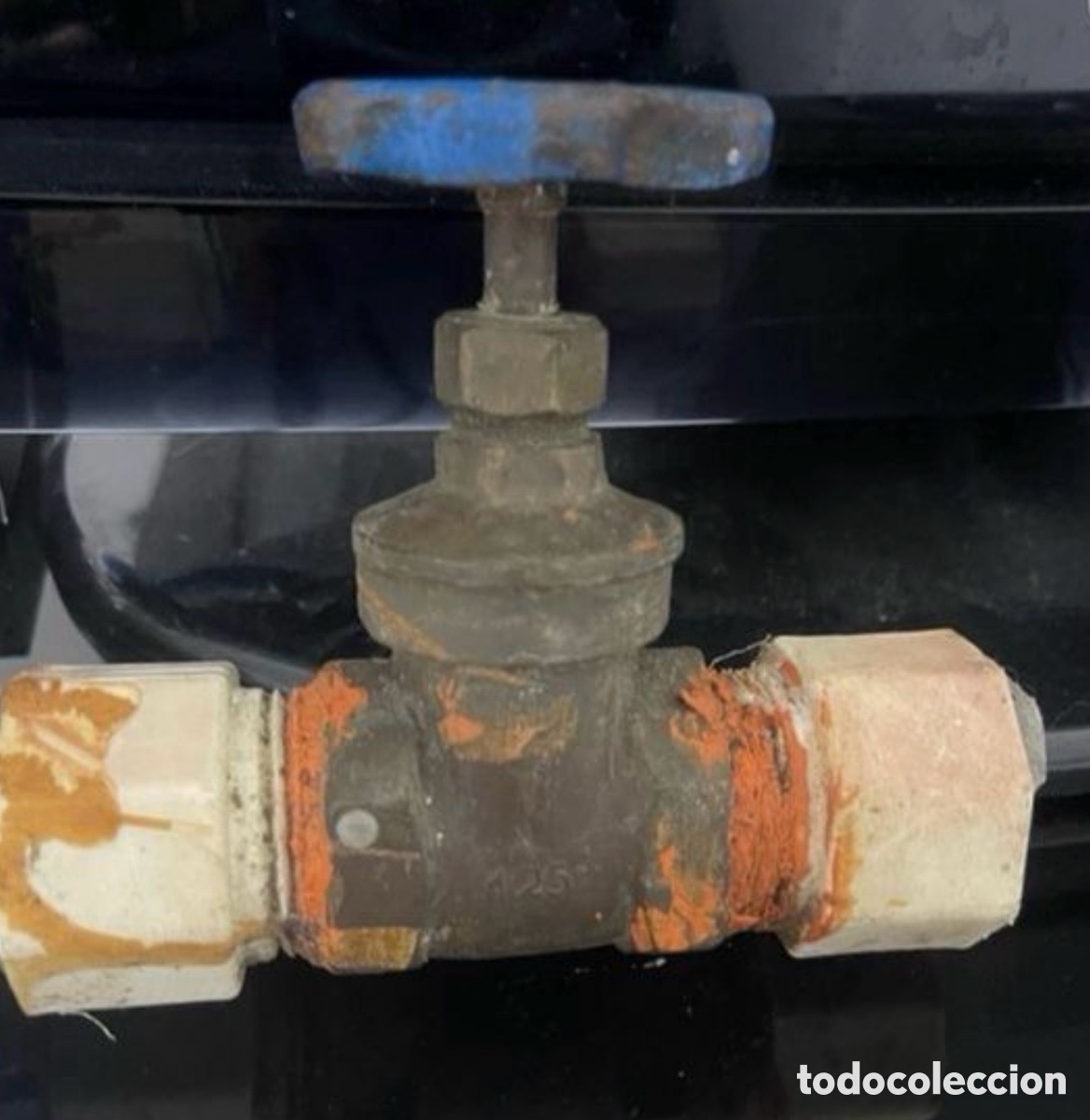 Antig&uuml;edades: Llave de paso antigua retro 100% original de &eacute;poca - Foto 3