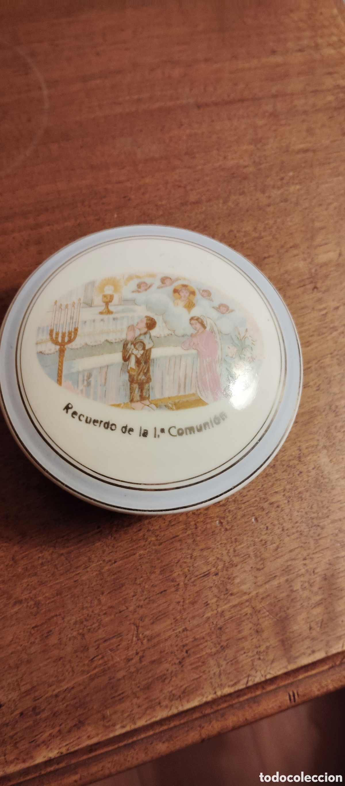 Antig&uuml;edades: Antiguo joyero de porcelana alemana
