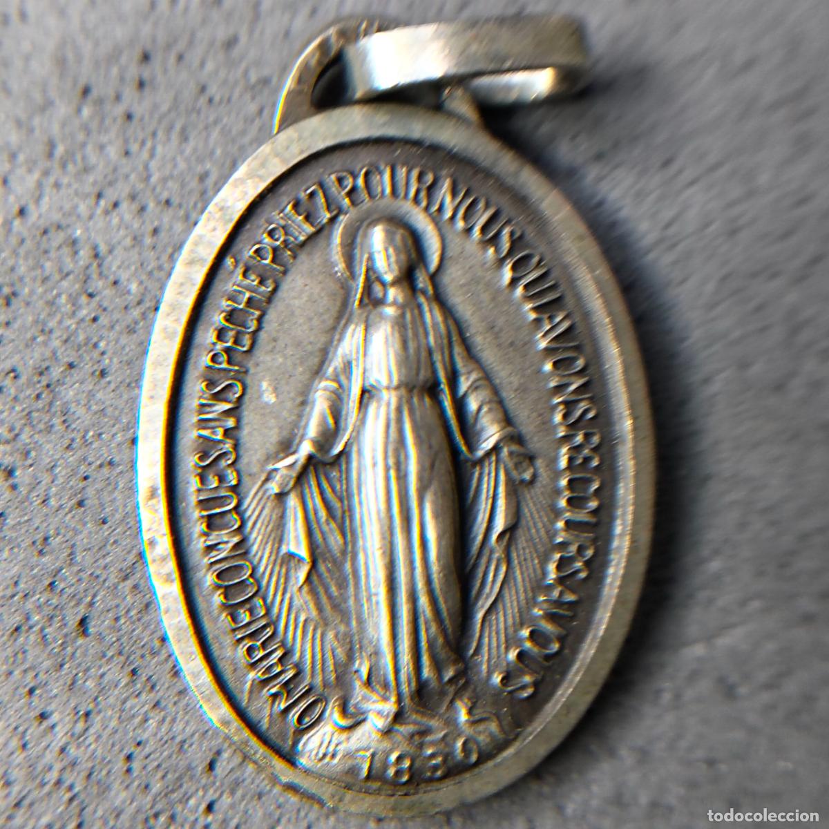 Antig&uuml;edades: Antigua Medalla Milagrosa de la Oraci&oacute;n de la Inmaculada Concepci&oacute;n, mediados s XX