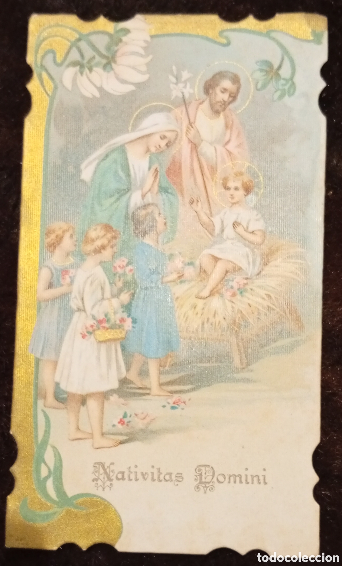 Antig&uuml;edades: Lote de 6 antiguas estampas religiosas - Foto 5