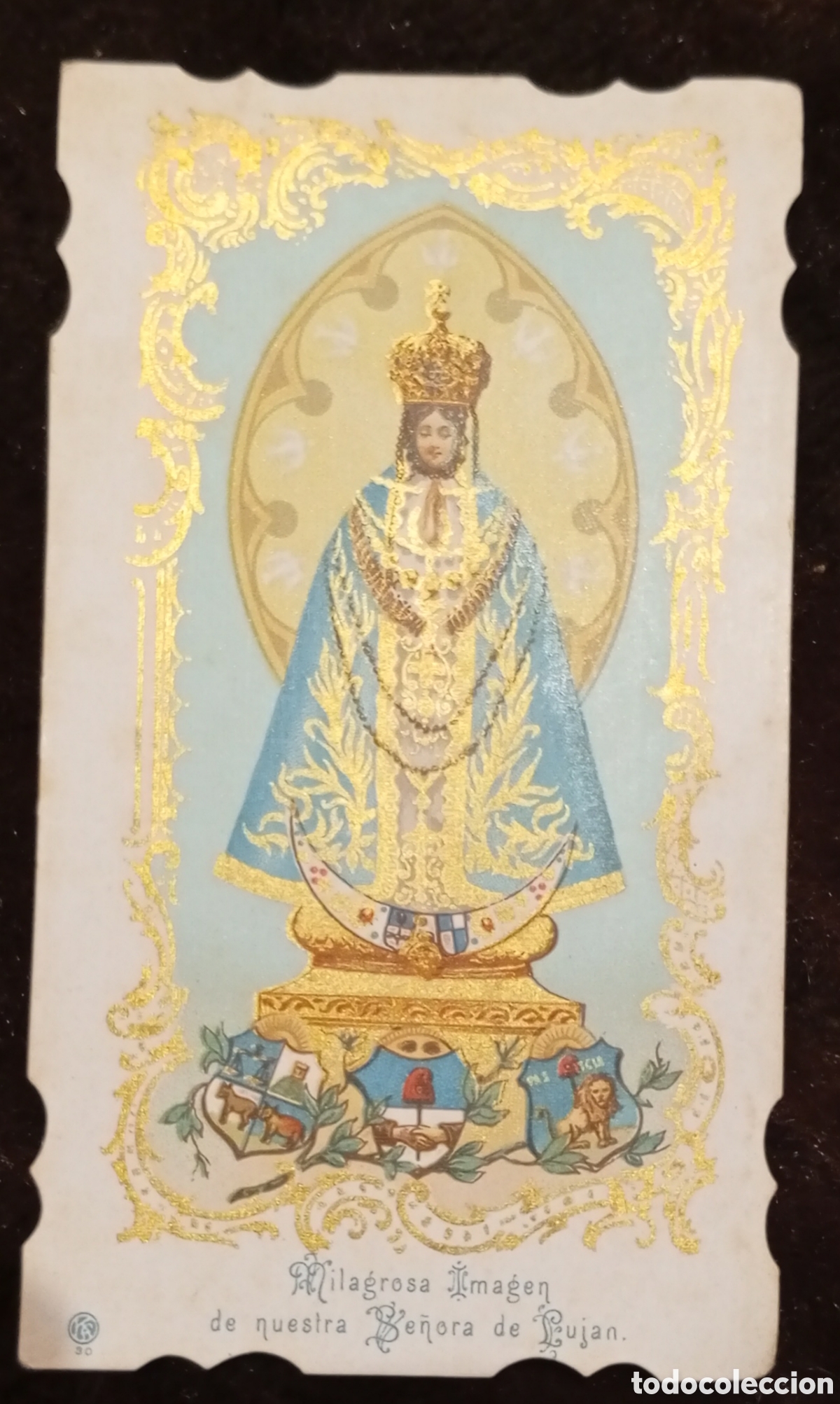 Antig&uuml;edades: Lote de 6 antiguas estampas religiosas - Foto 1
