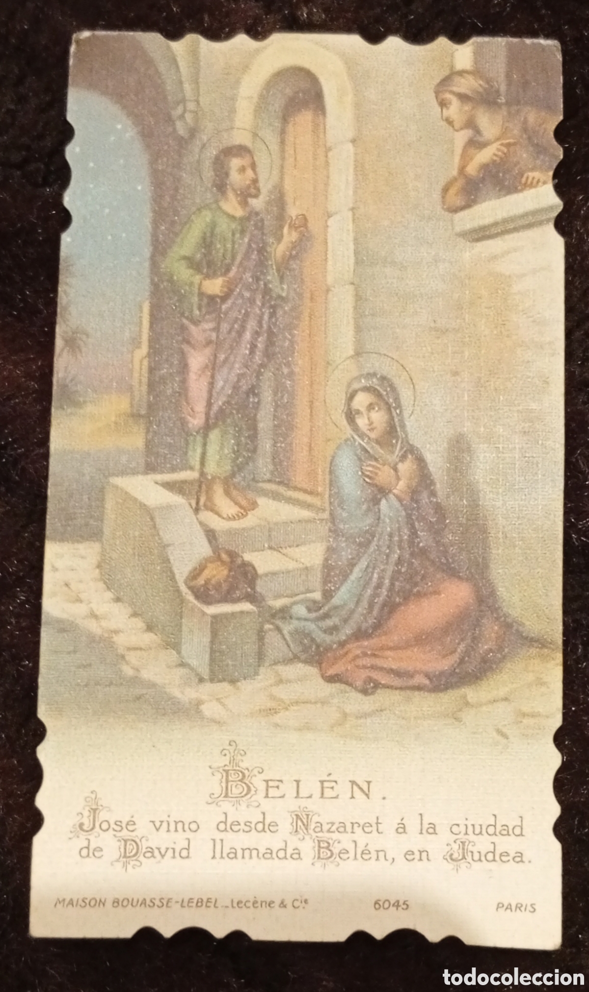 Antig&uuml;edades: Lote de 10 antiguas estampas religiosas - Foto 9