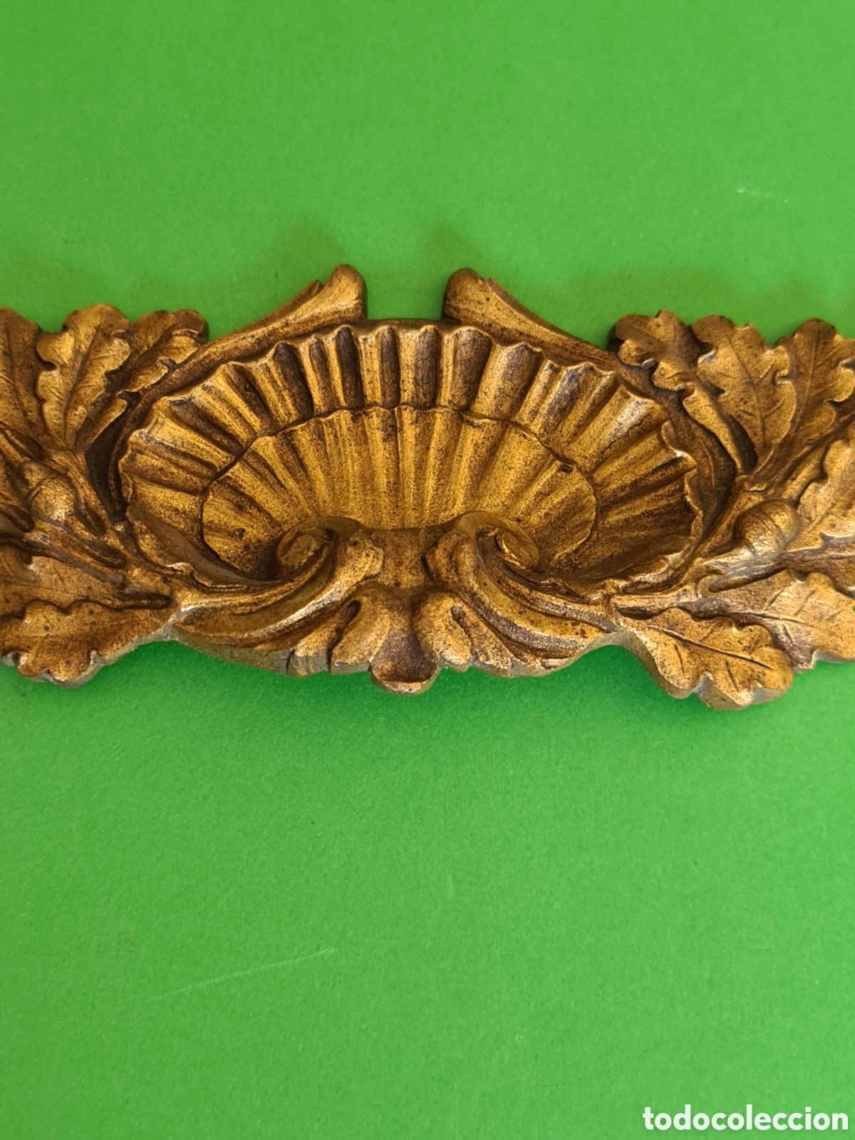 Antiguidades: Front&oacute;n antiguo mueble franc&eacute;s bronce