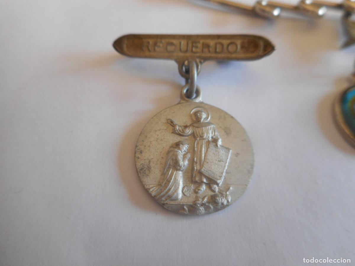 Antig&uuml;edades: medallas peque&ntilde;as religiosas - Foto 3
