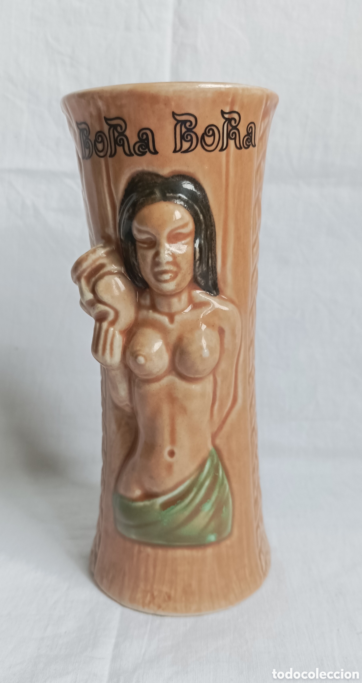 Antiquit&auml;ten: Antiguo vaso TIKI. BORA BORA. C. MARTINU