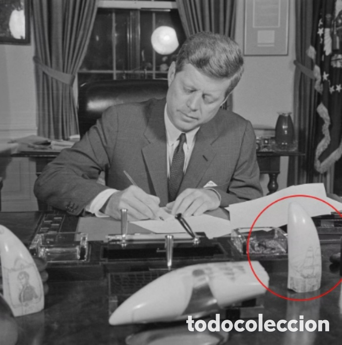 Antig&uuml;edades: Diente de cachalote tallado - Foto 10