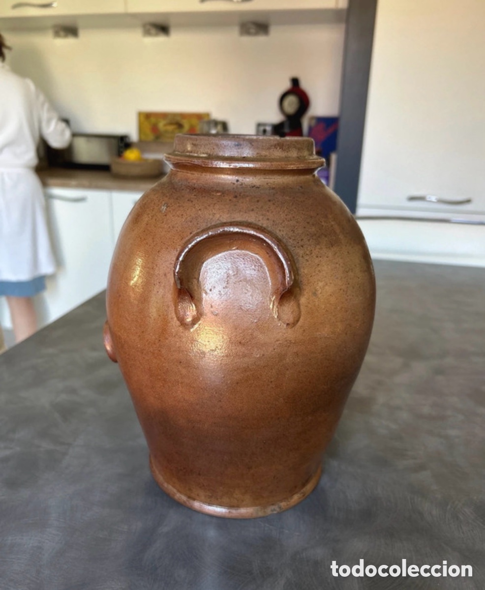Antig&uuml;edades: Antigua vinagrera de cer&aacute;mica - Foto 2