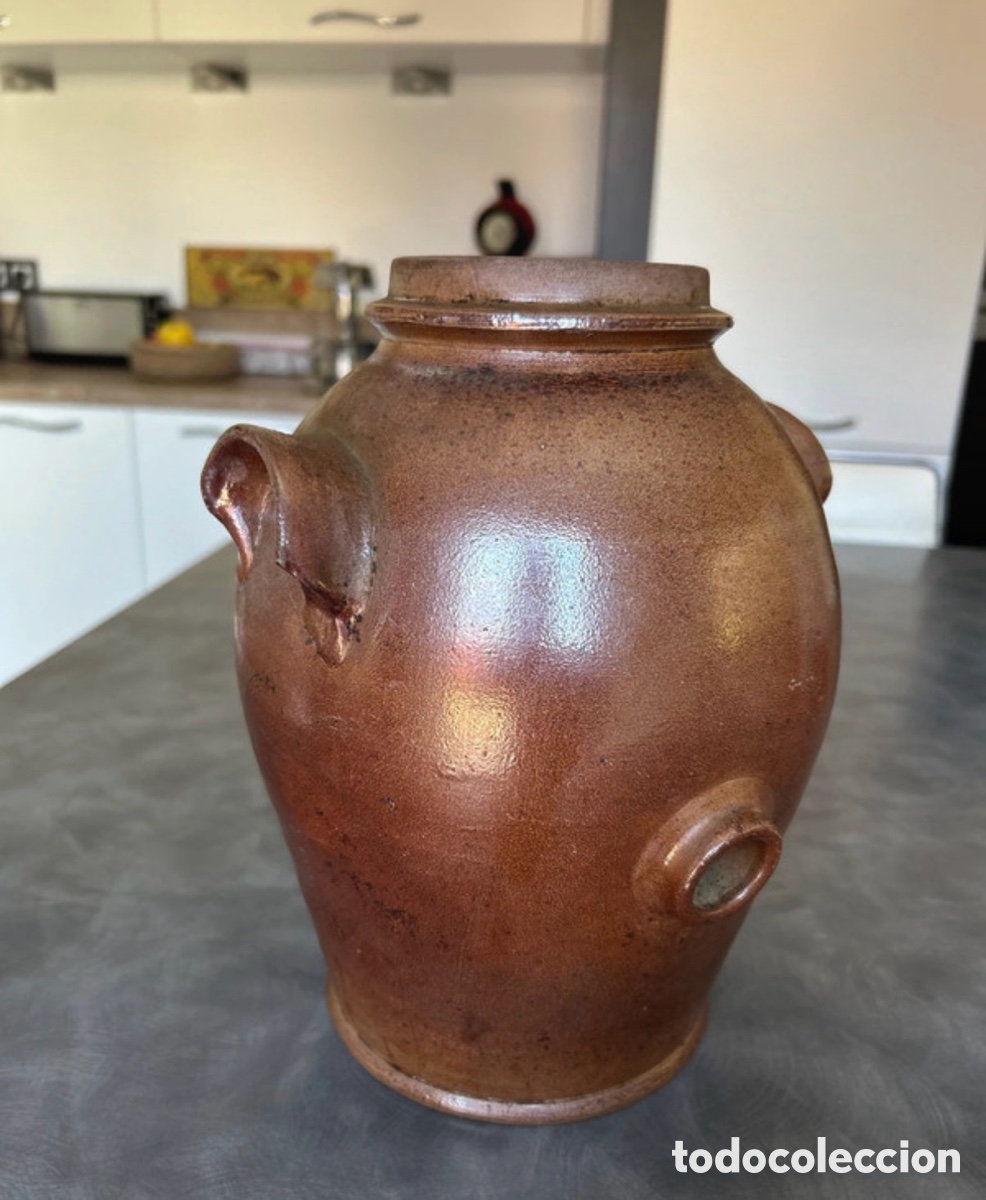 Antig&uuml;edades: Antigua vinagrera de cer&aacute;mica - Foto 3