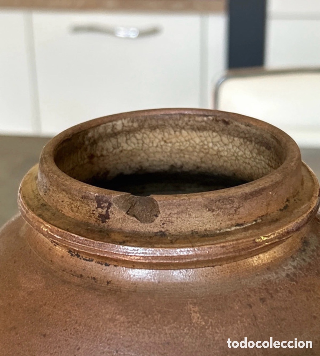 Antig&uuml;edades: Antigua vinagrera de cer&aacute;mica - Foto 6