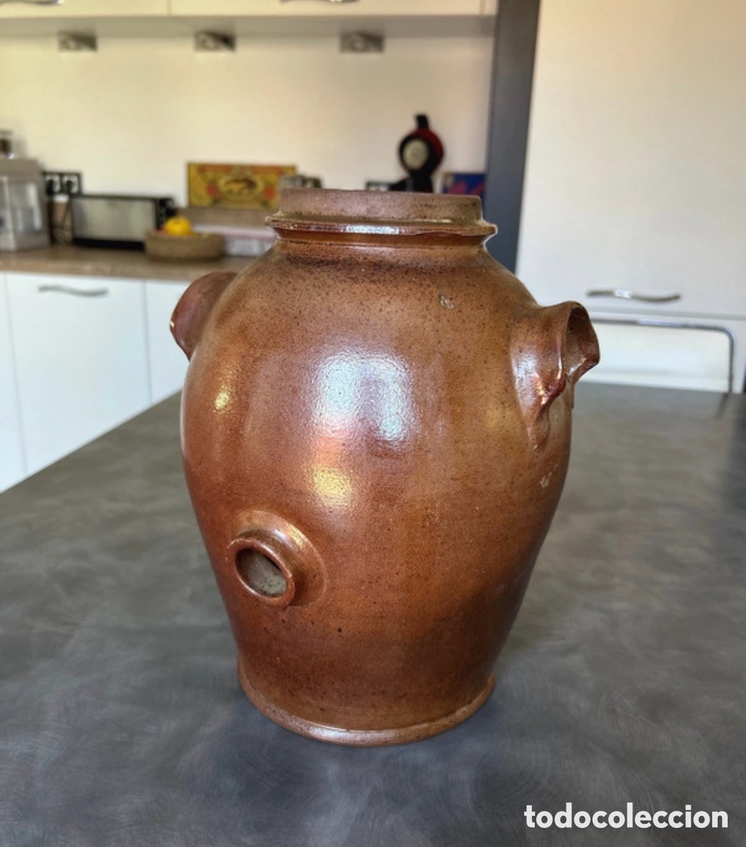 Antig&uuml;edades: Antigua vinagrera de cer&aacute;mica