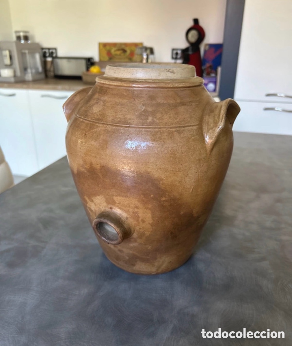 Antig&uuml;edades: Antigua vinagrera de cer&aacute;mica