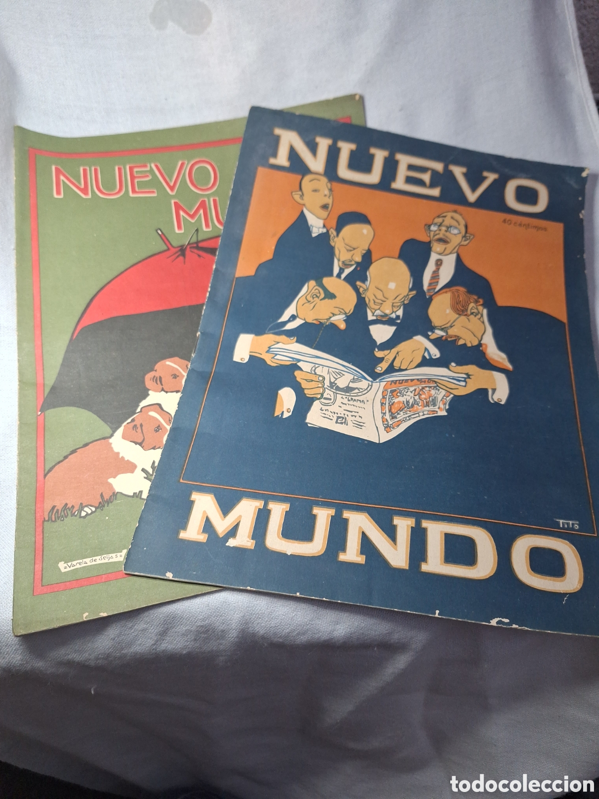 Antig&uuml;edades: 2 revistas Nuevo Mundo 1.919