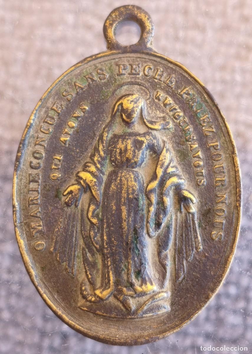 Antig&uuml;edades: Antigua medalla. Inmaculada Concepci&oacute;n. - Foto 1