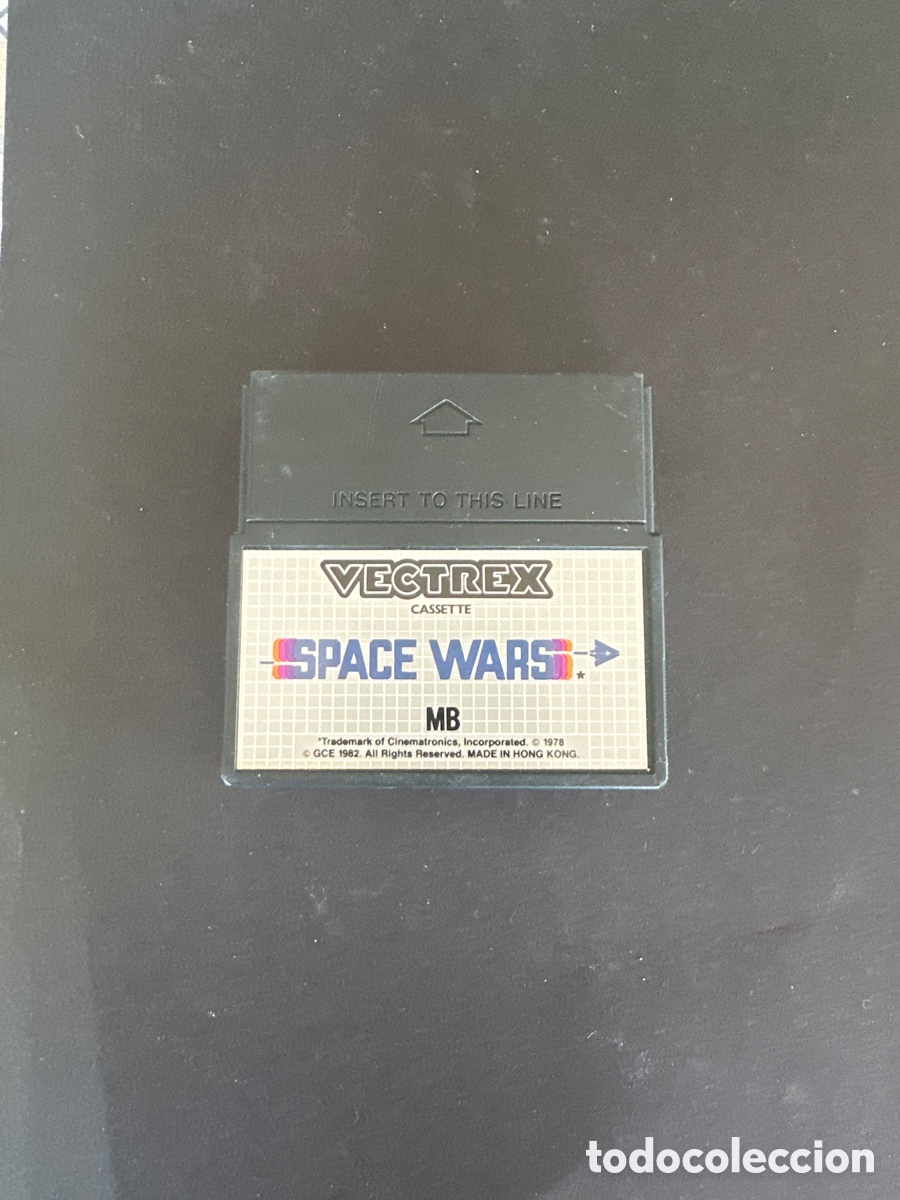 Antig&uuml;edades: Juego cartucho Space Wars Vectrex cassette a&ntilde;o 1982