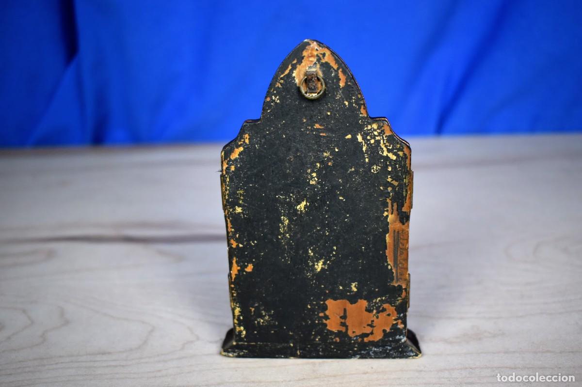 Antig&uuml;edades: Antiguo Triptico en madera de Nuestra Se&ntilde;ora del Perpetuo Socorro - Foto 7