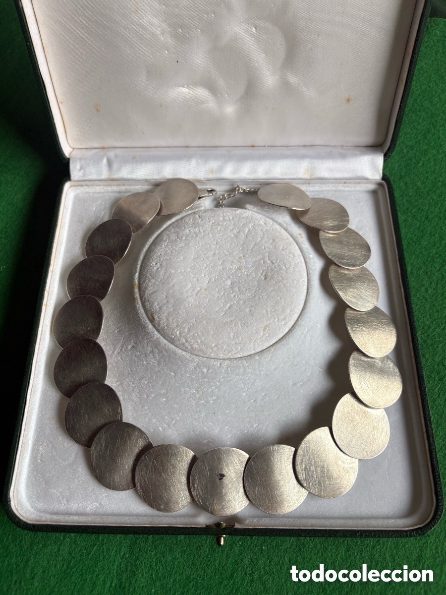 Oggetti Antichi: 94 gramos de plata maciza, collar plata 925 contrastado (A20)