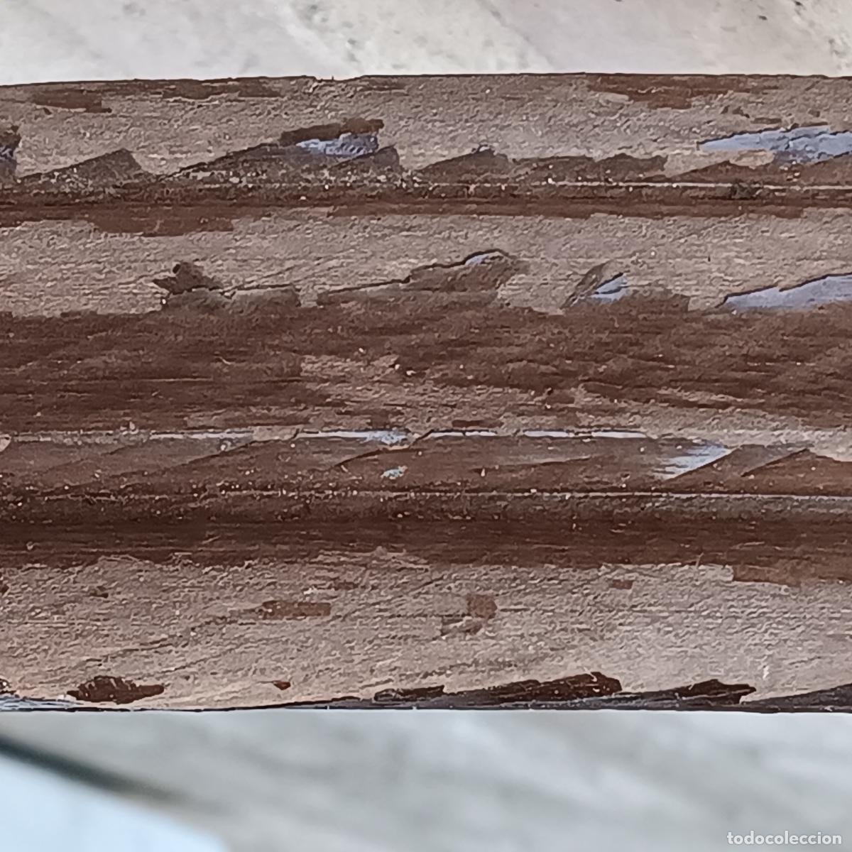 Antig&uuml;edades: MARCO REDONDO GRANDE EN MADERA. - Foto 10