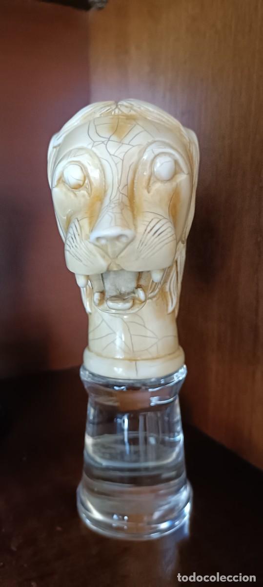 Antig&uuml;edades: Mango bast&oacute;n decorativo