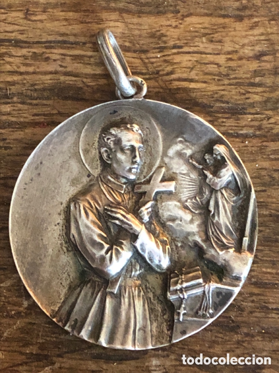 Antig&uuml;edades: Medalla devocional San luis gonzaga (XlX)