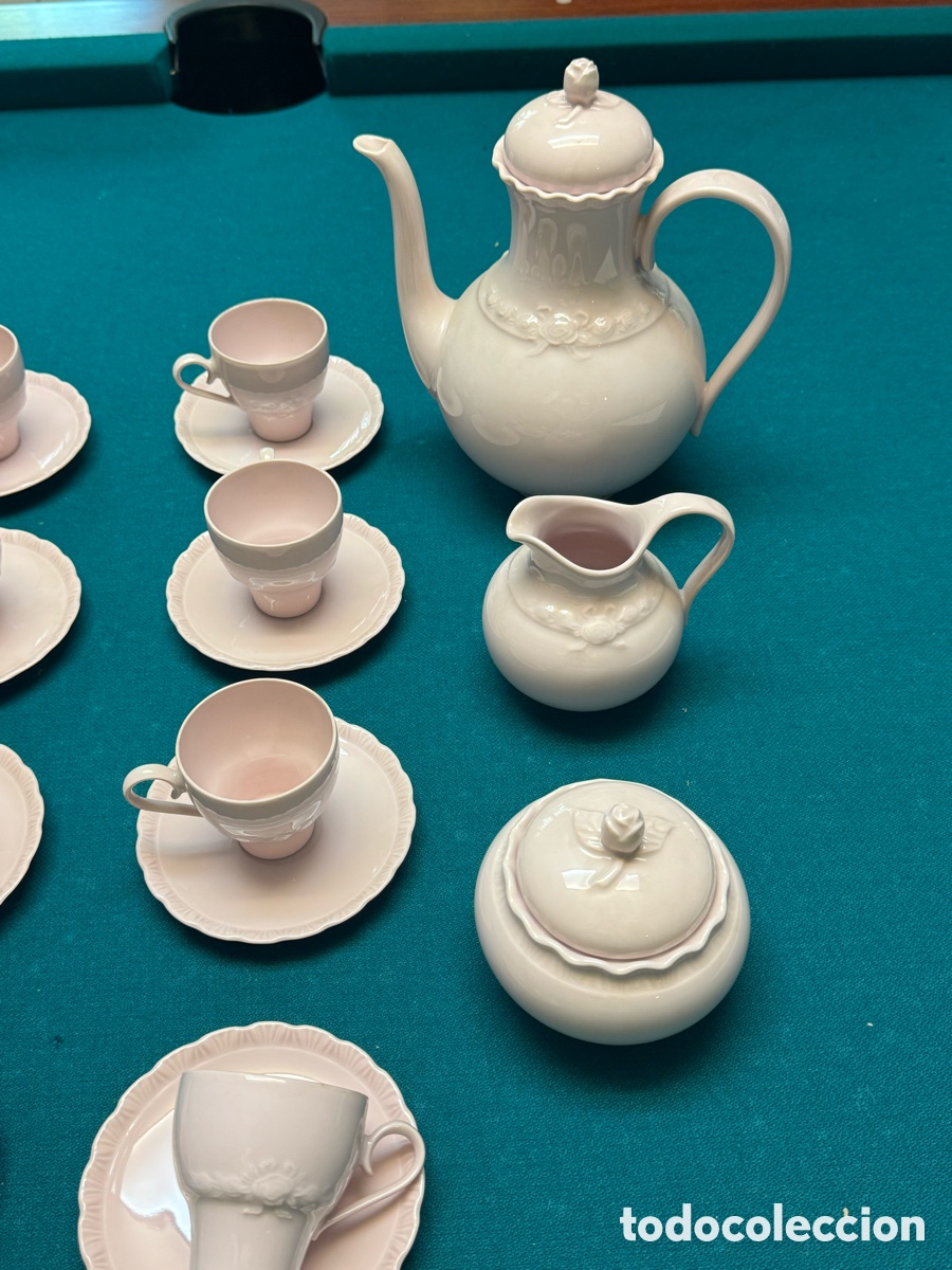 Antig&uuml;edades: Juego de t&eacute; rosa cl&aacute;sico - Foto 3