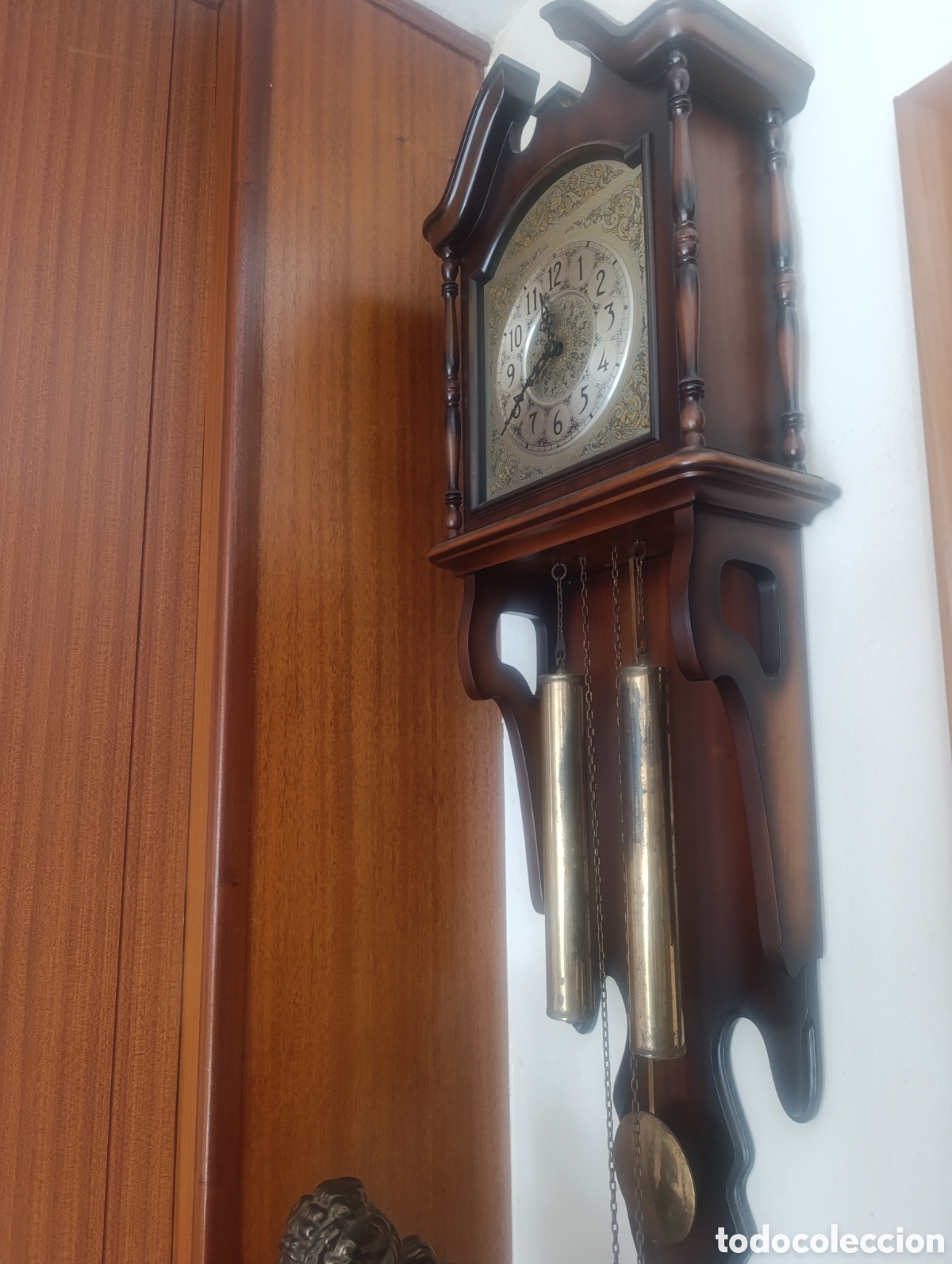 Antig&uuml;edades: Reloj antiguo con p&eacute;ndulo - Foto 2