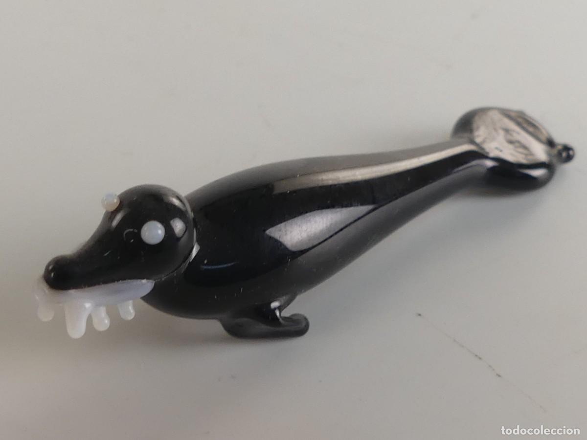Antiquit&auml;ten: PRECIOSA FIGURA MINIATURA DE CRISTAL DE MURANO