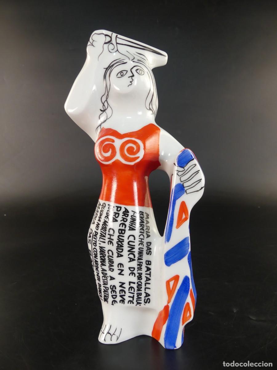 Oggetti Antichi: Figura Mar&iacute;a das batallas porcelana Sargadelos